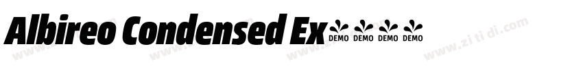 Albireo Condensed Ex字体转换